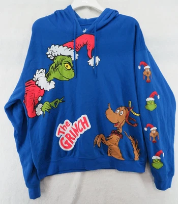 Dr. Seuss' The Grinch 男式套衫 XL 连帽衫 — 第 1/4 张图片