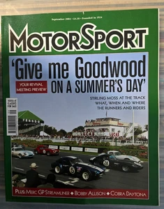 Goodwood Revival with Moss presente nel numero della rivista Motorsport settembre 2004 - Foto 1 di 1