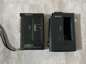 AS IS Sony TCS-430 Stereo Cassette-Corder Walkman mit Koffer TEILE/REPARATUR - Bild 1 von 16