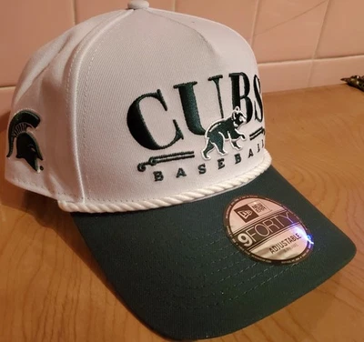Chicago Cubs Michigan State New Era Cap 2025 Special Ticket Giveaway Snapback - Image 1 of 4
