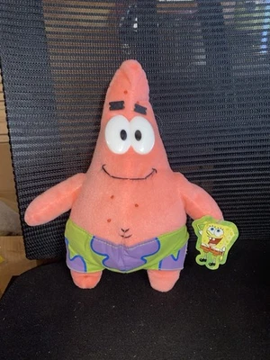 Spongebob Squarepants Patrick 7" plush w/Tag Nickelodeon Vintage 2002 - Image 1 of 3