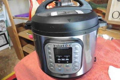 Instant Pot Duo Mini 7-in-1 6 Qt Electric Cooker Steamer Yogurt Warmer complete - Image 1 of 4