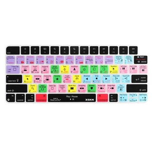 XSKN Final Cut Pro Shortcuts Keyboard Cover for 2021+ iMac 24" Magic Keyboard - Picture 1 of 18