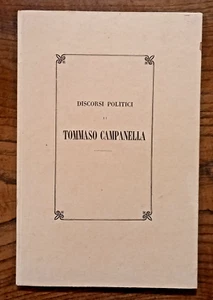 Tommaso Campanella. Discorsi politici - 1848 - Picture 1 of 2
