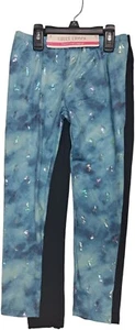 Falls Creek Kids Leggings 2-Pack Girls Size XL 14/16 Elastic Waist Unicorn Blue - Picture 1 of 2