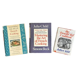 Julia Child Cookbook Lot VINTAGE Mastering the Art of French Cooking French Chef - Picture 1 of 17