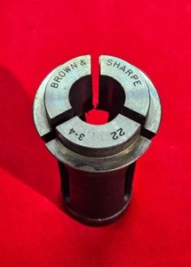 Brown & Sharpe #22 Collet 3/4" Round, Automatic Screw Machine - Made in USA - Picture 1 of 3