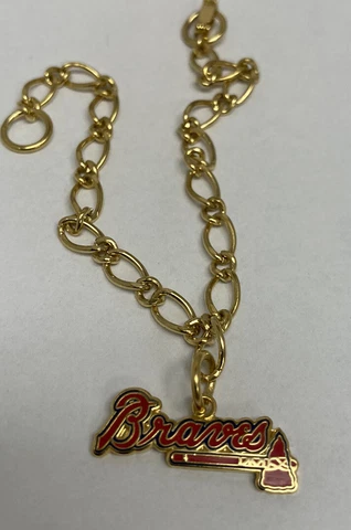 MLB Atlanta Braves Baseball Team Logo Bracelet Jewelry Cover