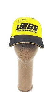 Jegs High Performance Hat Autographed Yellow and Black - Picture 1 of 5