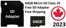 Micro cartão de memória SD 64GB flash de alta velocidade TF classe 10 64 GB adaptador mini