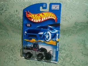 2001 Hot Wheels Collector No. #123 WHEEL LOADER Black/Silver - Picture 1 of 4