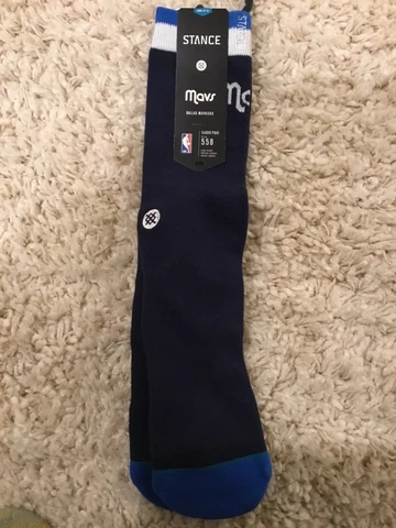 Dallas Mavericks Stance NBA Arena Logo Crew Socks Large Men 9-13 Cover