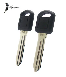 New GM Replacement Transponder Chip Uncut Car Ignition Key Blade - PAIR BB97-PT5 - Picture 1 of 1