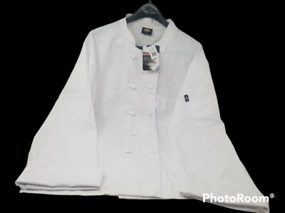 Dickies Unisex Knot Button Chef's Coat - XL - Read Description  - Image 1 of 4
