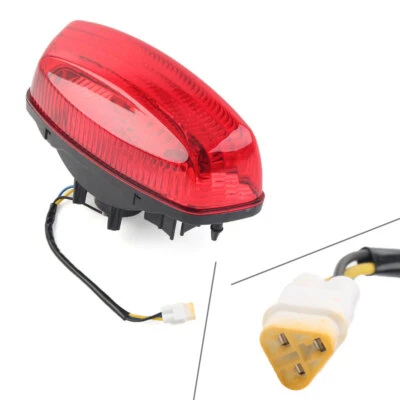 Fit Suzuki LTF 250 Ozark LT-Z250 LTZ 400 Z LT-F Rear Brake Tail Light Red Lens - Image 1 of 4