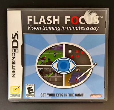 Flash Focus: Vision Training in Minutes a Day (Nintendo DS, 2007) Game Tested - Image 1 of 3