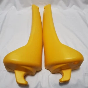 Little Tikes Cozy Coupe Replacement Part Yellow LEFT and RIGHT Front Roof Pillar - Picture 1 of 4