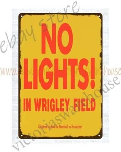 1988 No Lights In Wrigley Field Citizens United For Baseball In Sunshine metal - Picture 1 of 4