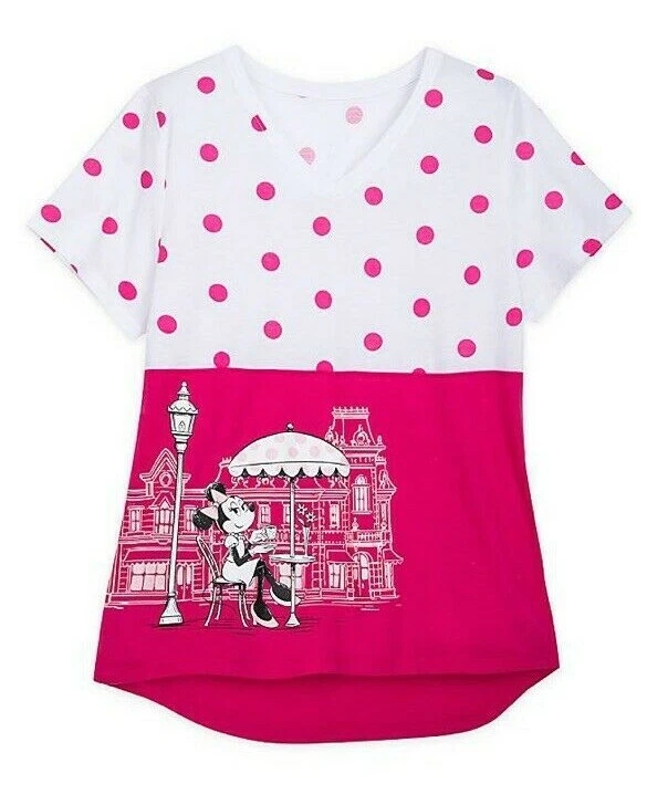 Camiseta Minnie Mouse on Main Street parques da Disney P M G GG nova - Imagem 1 de 4