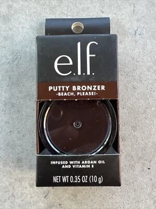 E.L.F. ELF COSMETICS Putty Bronzer in BEACH PLEASE .35oz Full Size - NEW in Box! - Picture 1 of 2