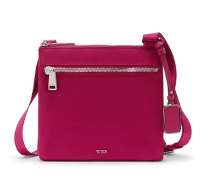 NEW Tumi Voyageur TIA 9.3” Compact Nylon Crossbody Bag - FUCHSIA PINK - Picture 1 of 3