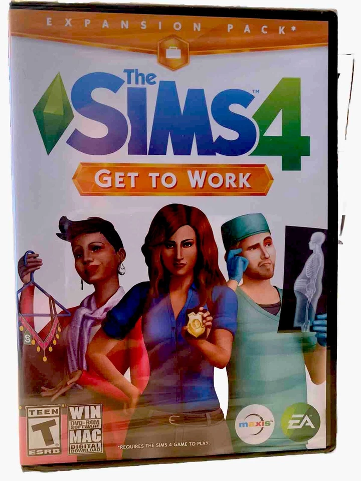 The Sims 4 Get To Work: Expansion Pack- PC - Image 1 of 1