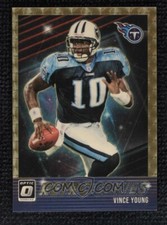2021 Panini Donruss Optic Retro Series Gold Vinyl Prizm 1/1 Vince Young #RS-VY