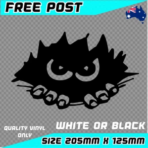 Peeping Monster Sticker Decal Vinyl Car Drift Window JDM 4x4 Funny Peeking Joke - Picture 1 of 4
