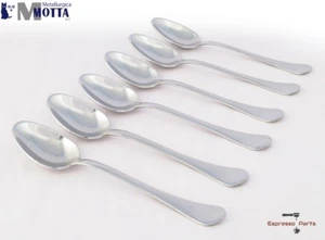 MOTTA Stainless Steel Espresso / Cappuccino Spoons Set of 6 - Made in Italy - Picture 1 of 2