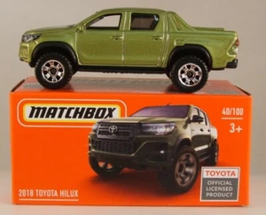 MATCHBOX POWER GRABS #40 2018 Toyota Hilux Pickup, 2022 issue (NEW in BOX) - Picture 1 of 1