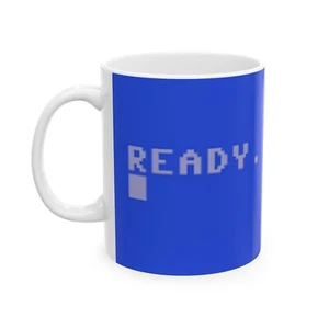 Commodore "READY." Coffee Mug Retro in Every Sip commodore 64 128 Plus 4 Vic-20 - Picture 1 of 10