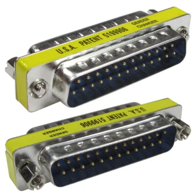 D25 Male to D25 Male Slimline Gender Changer - Image 1 of 3