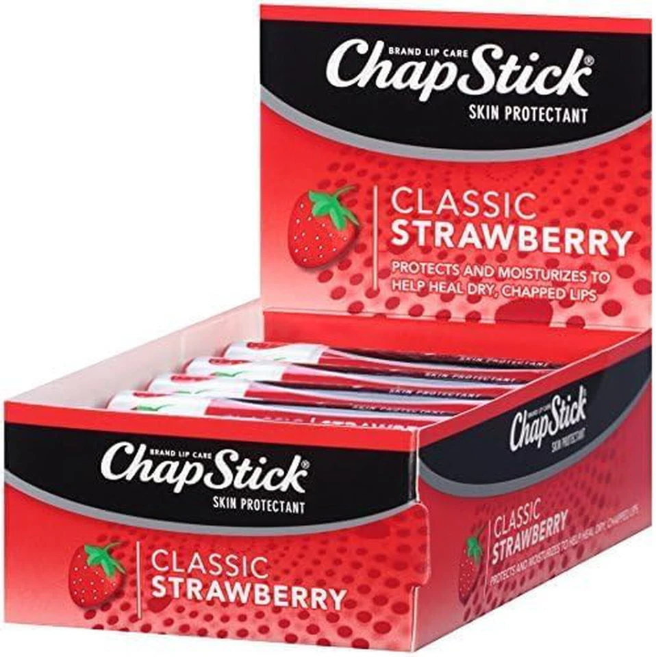 MM Chapstick Strawberry Lip Balm - Moisturising & Protective