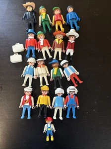 Vintage Playmobil Figuren und Zubehör Konvolut 1974. Alles datiert 1974. - Bild 1 von 13