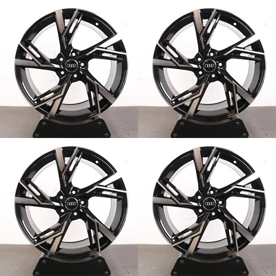 Juego de cuatro llantas 19" para Audi A3 A4 S4 RS4 Q3 Q5 SQ3 SQ5 19x8,5 5x112 + tapas Foto 1 de 4