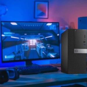 DELL Desktop Computer PC i7 up to 64GB RAM 4TB SSD 24"LCDs Monitor Windows 11 10 - Picture 1 of 9