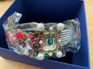 SWAROVSKI VINTAGE OPULESCENCE NECKLACE MULTI COLOURED GOLD TONE 5490215 NEW - Picture 1 of 4