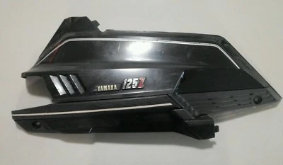 1986 Yamaha Riva 125Z Scooter Right Side Cover 50W-21731-10-FF Glittering Black - Image 1 of 4