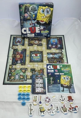 2011 Clue Jr. Spongebob Squarepants Edition by Hasbro Complete in Very Good Cond - Image 1 of 4