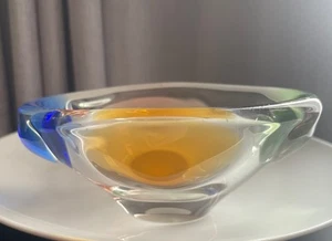 Mstisov Czech Glass Rhapsody Bowl by Frantisek Zemek - Picture 1 of 5