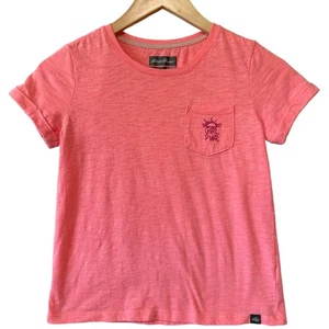 Eddie Bauer Kinder korallenrosa Mädchen PWR Tasche T-Shirt Größe M 10/12 Baumwolle Poly - Bild 1 von 9