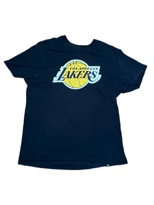 ‘47 Brand Los Angeles Lakers Black T-Shirt Men Size Large - Picture 1 of 6