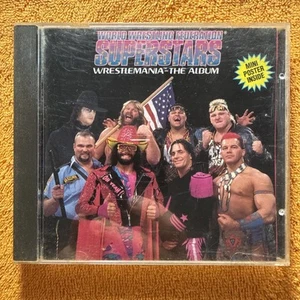 WWF Superstars Wrestlemania The Album (1992/93)  WWE Wrestling CD W/ Poster - Picture 1 of 4