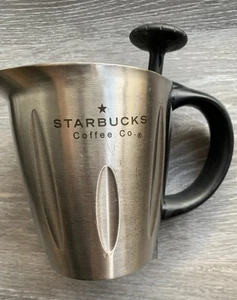 Starbucks Vintage Stainless Steel Milk Steamer Pitcher With Thermometer (Tested) - Picture 1 of 4