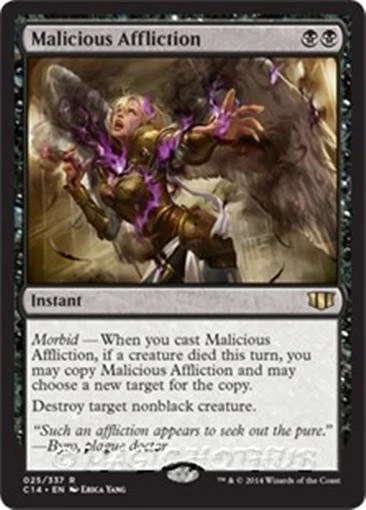 MTG - MALICIOUS AFFLICTION - Commander 2014 (R) - Image 1 of 1