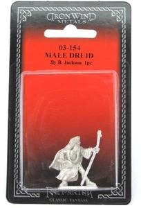 Male Druid #03-154 Classic Ral Partha Fantasy RPG Metal Figure - Picture 1 of 3