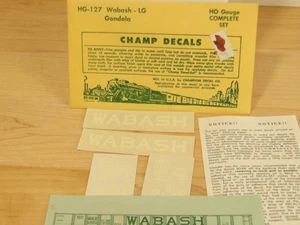 Champ Decals HO HG-124 S.P. Gondel "GS"  - Bild 1 von 1