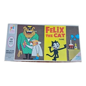 VINTAGE 1968 MILTON BRADLEY FELIX DIE KATZE BRETTSPIEL MIT OVP SEHR SELTEN - Bild 1 von 8