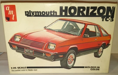 AMT PLYMOUTH HORIZON TC-3 HATCHBACK ORIGINAL ISSUE MODEL KIT # 2218 W/ BOX - Image 1 of 4