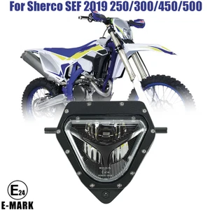 LED Headlight With Hi/Low Beam Plug&Play For Sherco SEF 2019 250/300/450/500 - Picture 1 of 14